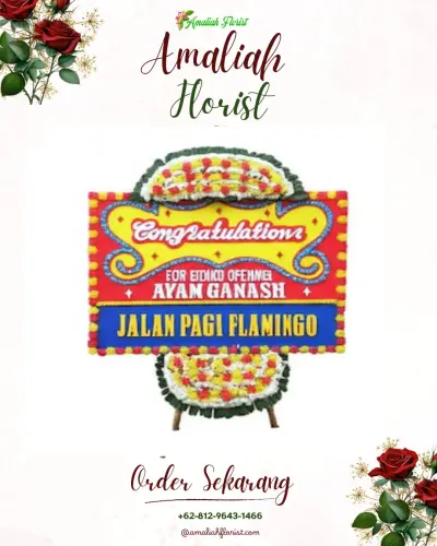 Bunga Papan Congratulation di Talok